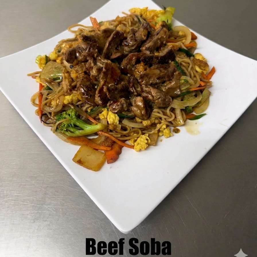 S4. Beef Yaki Soba or Yaki Udon.