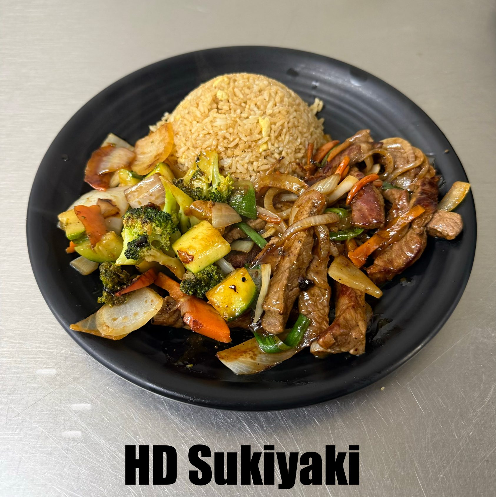 HD8. Hibachi Sukiyaki Steak.