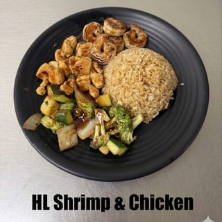 HL8. Hibachi Chicken & Shrimp