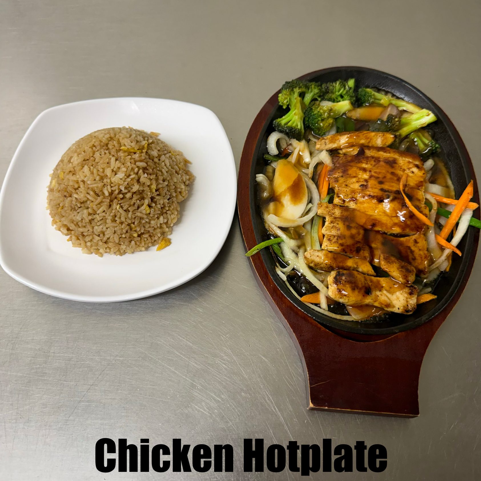 Hot Plate Chicken.