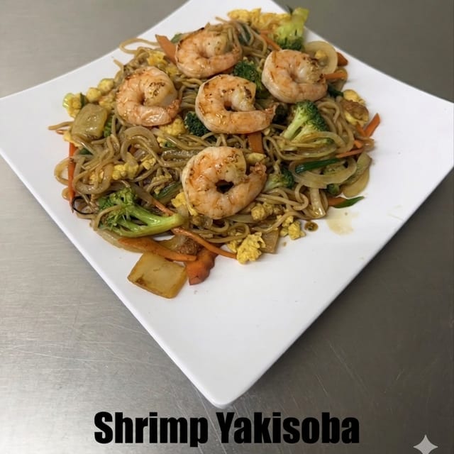 S3. Shrimp Yaki Soba or Yaki Udon.