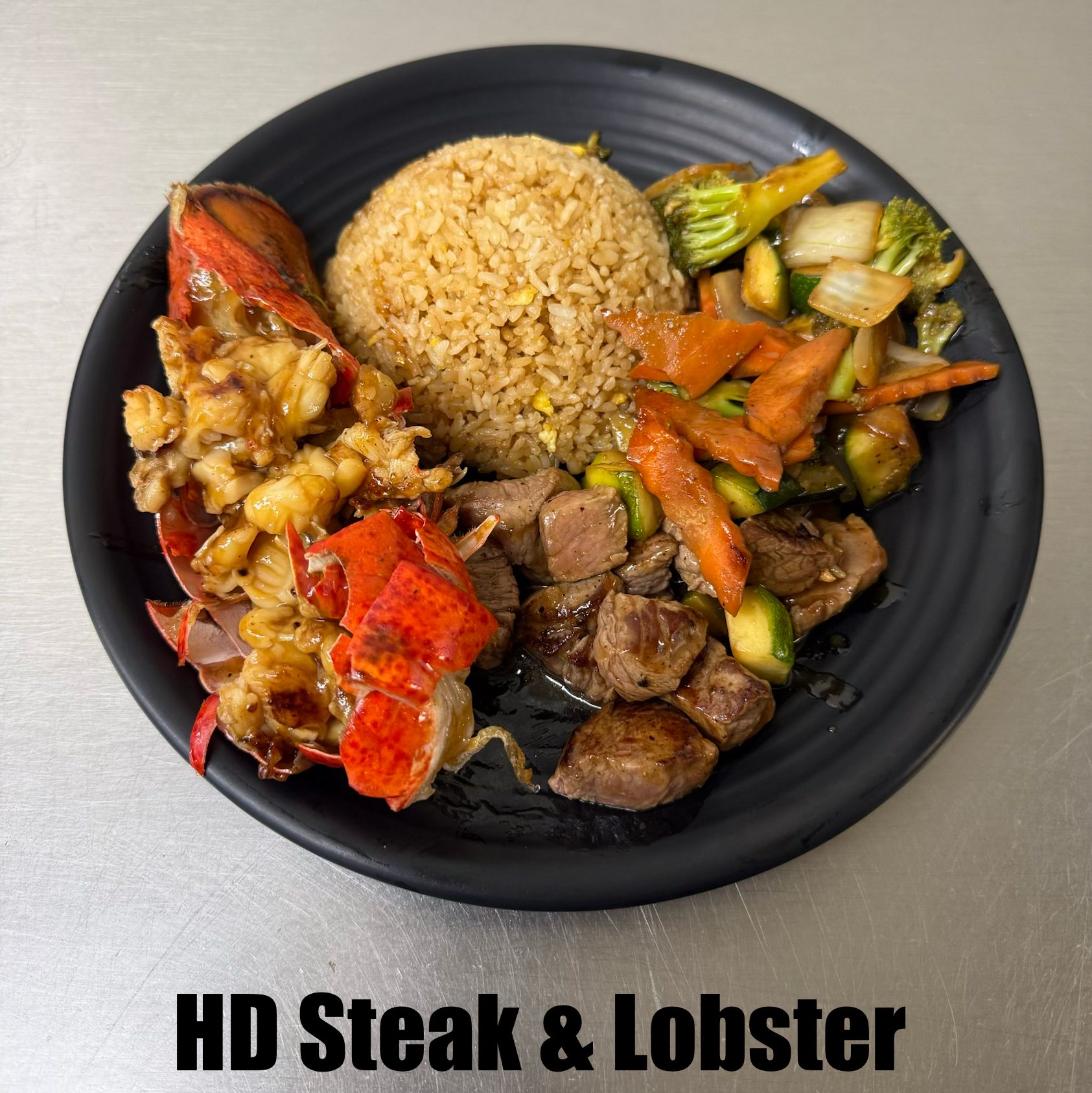 HD18. Hibachi Steak & Lobster.
