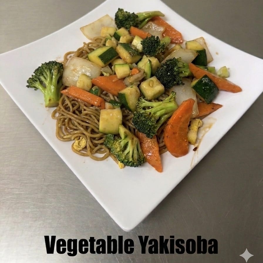 S1. Vegetable Yaki Soba or Yaki Udon.