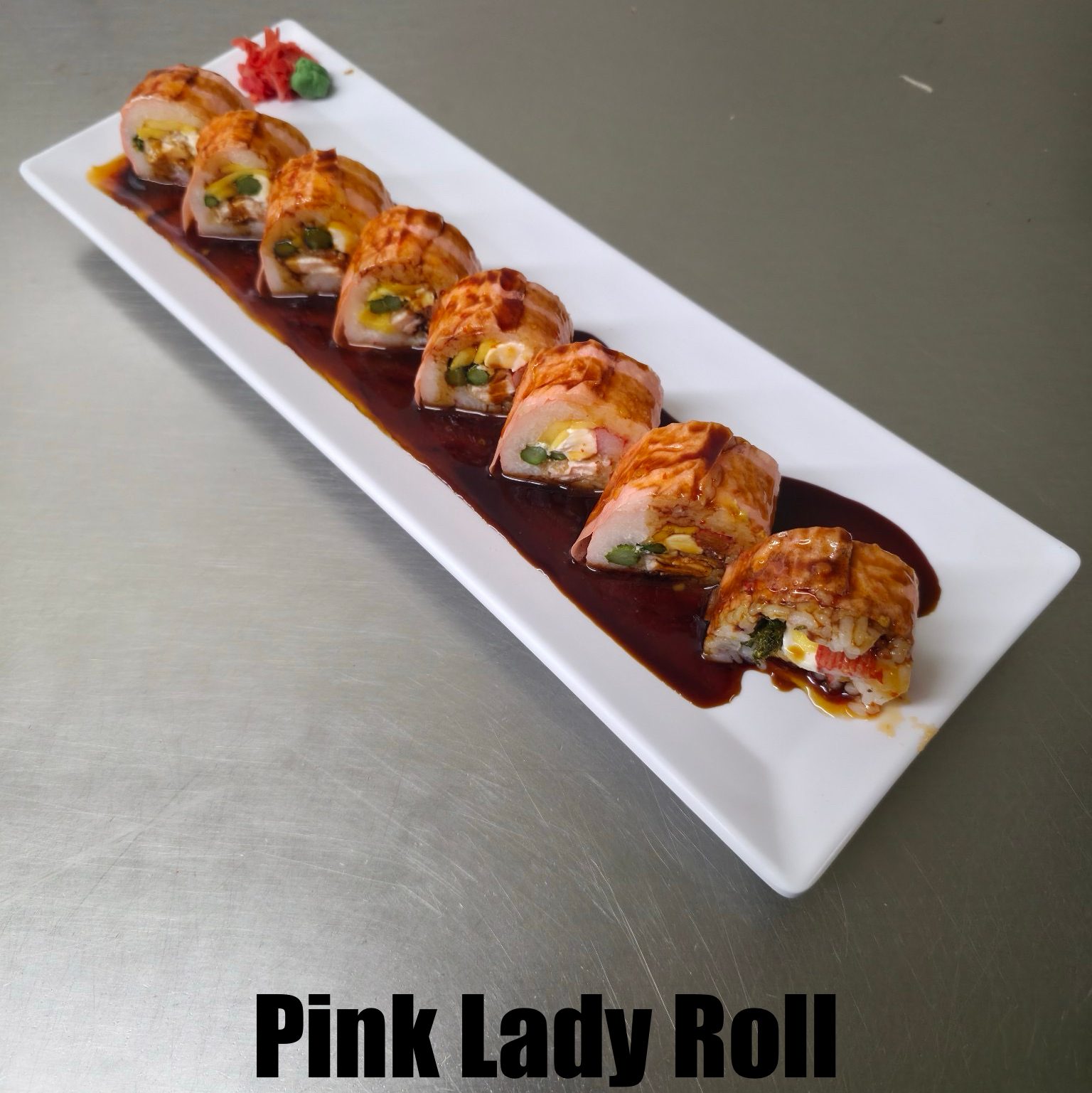 Pink Lady Roll (Soy Paper).