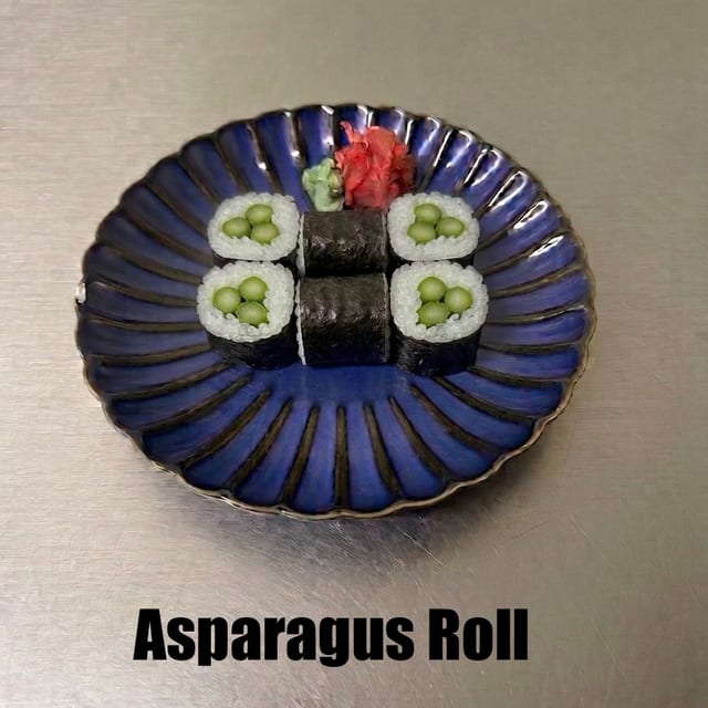 3. Asparagus Roll.