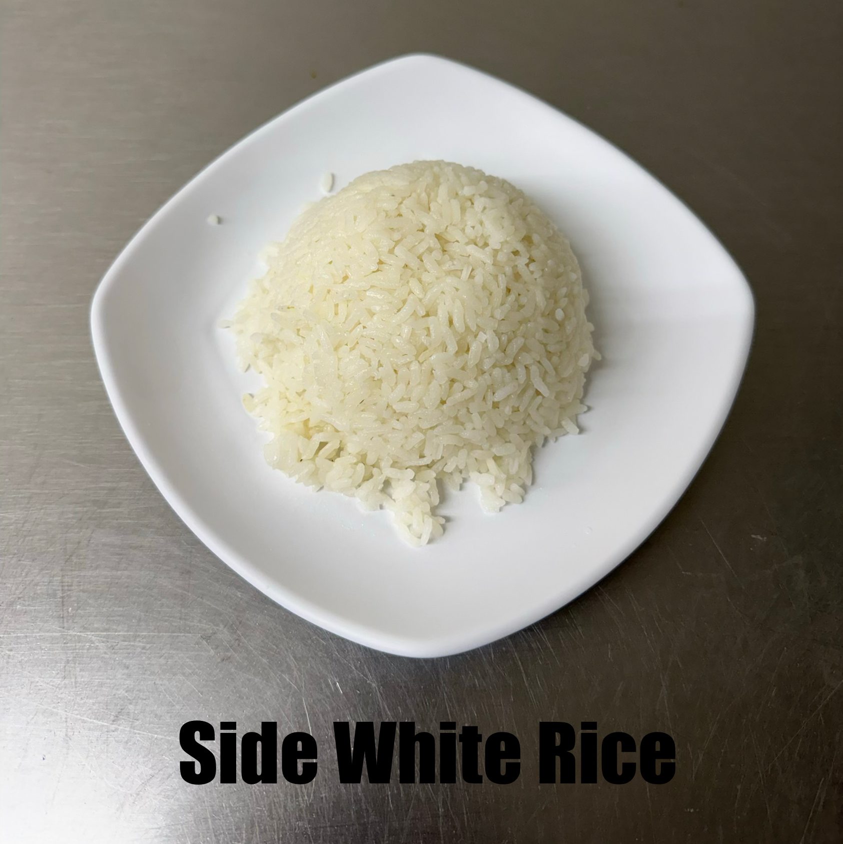 Steamed Rice.