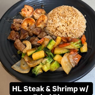 HL10. Hibachi Steak & Shrimp