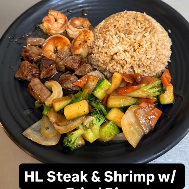 HL10. Hibachi Steak & Shrimp.