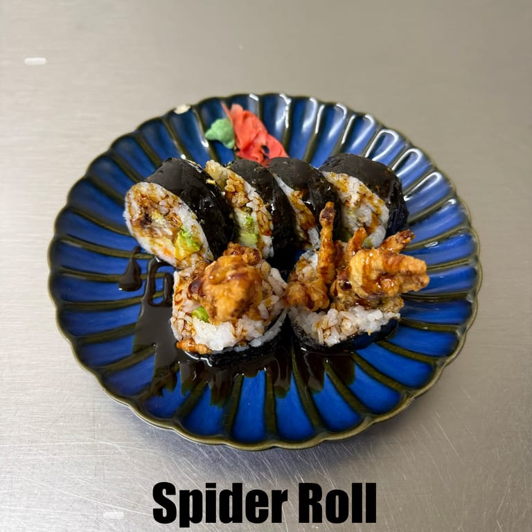 Indulge in our spider roll